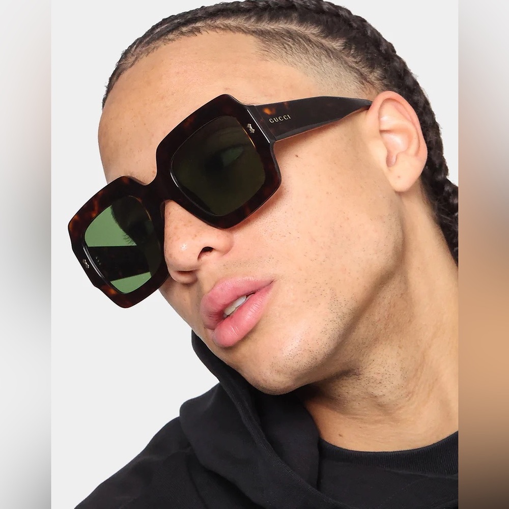 New - GUCCI Green Square Men Sunglasses
GG1111S 002 53
